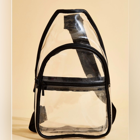 Ashley Stewart Clear Crossbody Bag NWT - Picture 3 of 5